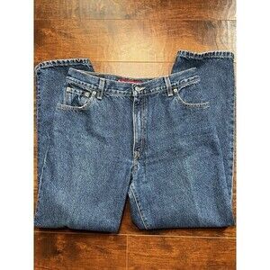 Levis 550 Womens Classic Relaxed Fit Jeans Med Wash Sz 14 Mis M